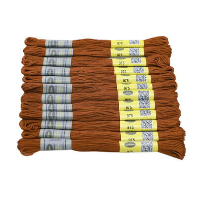 16. DMC diagram oszlop barna 12 gombolyag 8M mercerizált egyiptomi pamut hímzés fogselyem keresztszemes Mouline 27 színben elérhető