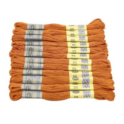 16. DMC diagram oszlop barna 12 gombolyag 8M mercerizált egyiptomi pamut hímzés fogselyem keresztszemes Mouline 27 színben elérhető