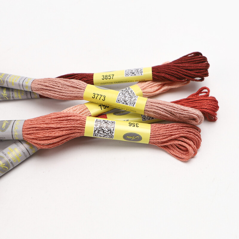 16. DMC diagram oszlop barna 12 gombolyag 8M mercerizált egyiptomi pamut hímzés fogselyem keresztszemes Mouline 27 színben elérhető