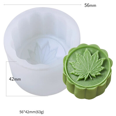 Силиконова форма за сапун с цвете на сакура в различни стилове Направи си сам Свещ от кленов лист Смола Форма за шоколадови кубчета лед Mooncake Правене на фестивален подарък