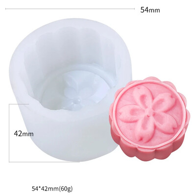 Силиконова форма за сапун с цвете на сакура в различни стилове Направи си сам Свещ от кленов лист Смола Форма за шоколадови кубчета лед Mooncake Правене на фестивален подарък