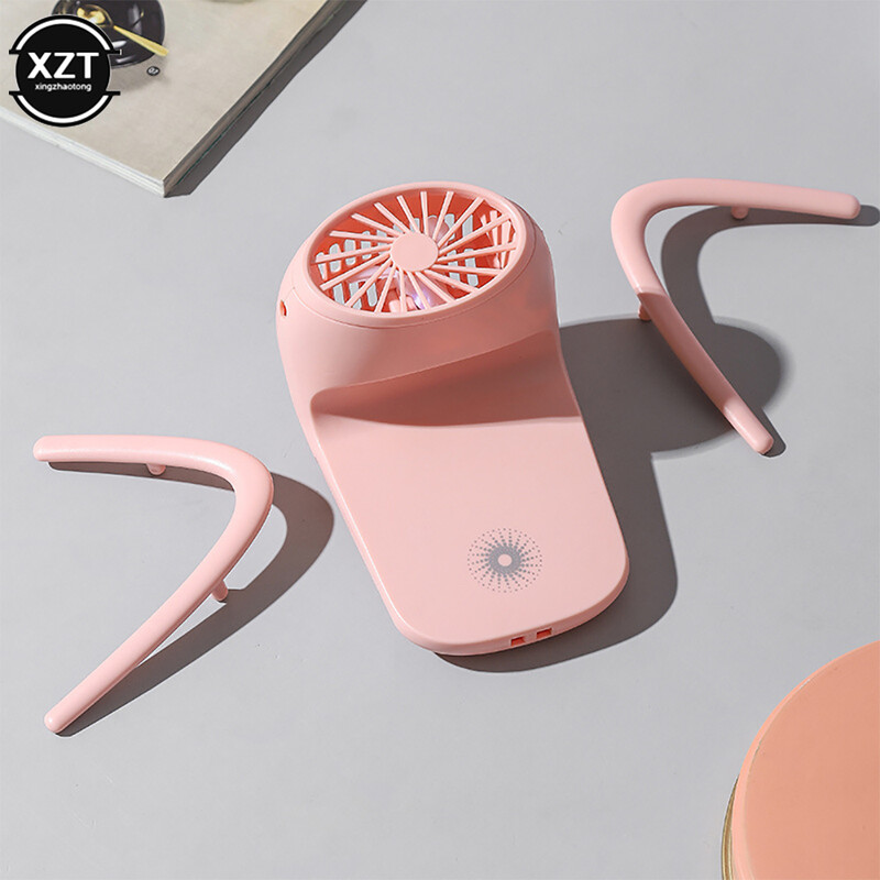 Φορητός ανεμιστήρας χειρός με καυτές πωλήσεις USB φόρτισης πρωτοτυπίας σε σχήμα καρέκλας Επιτραπέζιος ανεμιστήρας μπορεί να χρησιμοποιηθεί ως βάση κινητού τηλεφώνου Καλοκαίρι