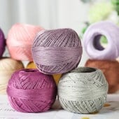 Čipkovaná niť veľkosti 7, 50 g/rolka, 290 metrov, priadza na ručné pletenie, 1,75-2,0 mm háčkovaná, na krížikovú výšivku