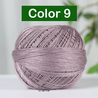 Čipkovaná niť veľkosti 7, 50 g/rolka, 290 metrov, priadza na ručné pletenie, 1,75-2,0 mm háčkovaná, na krížikovú výšivku