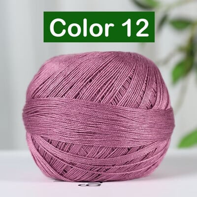 Čipkovaná niť veľkosti 7, 50 g/rolka, 290 metrov, priadza na ručné pletenie, 1,75-2,0 mm háčkovaná, na krížikovú výšivku