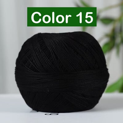 Čipkovaná niť veľkosti 7, 50 g/rolka, 290 metrov, priadza na ručné pletenie, 1,75-2,0 mm háčkovaná, na krížikovú výšivku