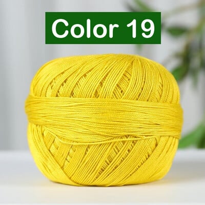 Čipkovaná niť veľkosti 7, 50 g/rolka, 290 metrov, priadza na ručné pletenie, 1,75-2,0 mm háčkovaná, na krížikovú výšivku