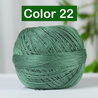 Čipkovaná niť veľkosti 7, 50 g/rolka, 290 metrov, priadza na ručné pletenie, 1,75-2,0 mm háčkovaná, na krížikovú výšivku