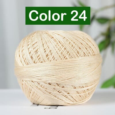 Čipkovaná niť veľkosti 7, 50 g/rolka, 290 metrov, priadza na ručné pletenie, 1,75-2,0 mm háčkovaná, na krížikovú výšivku