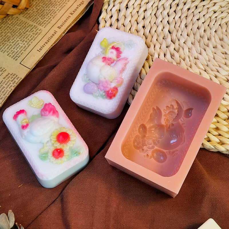 Laumžirgio gėlės silikono muilo formos saulėgrąžos drugelio žvakės gipso krištolo formos vištienos šokoladinis pyragas ledo kubelių gaminimas