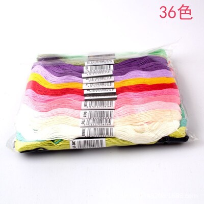 100 színű keresztszemes szerszámkészlet Hímzőcérna készlet Karkötő fonott zsinór DIY kézzel hímzett cérna