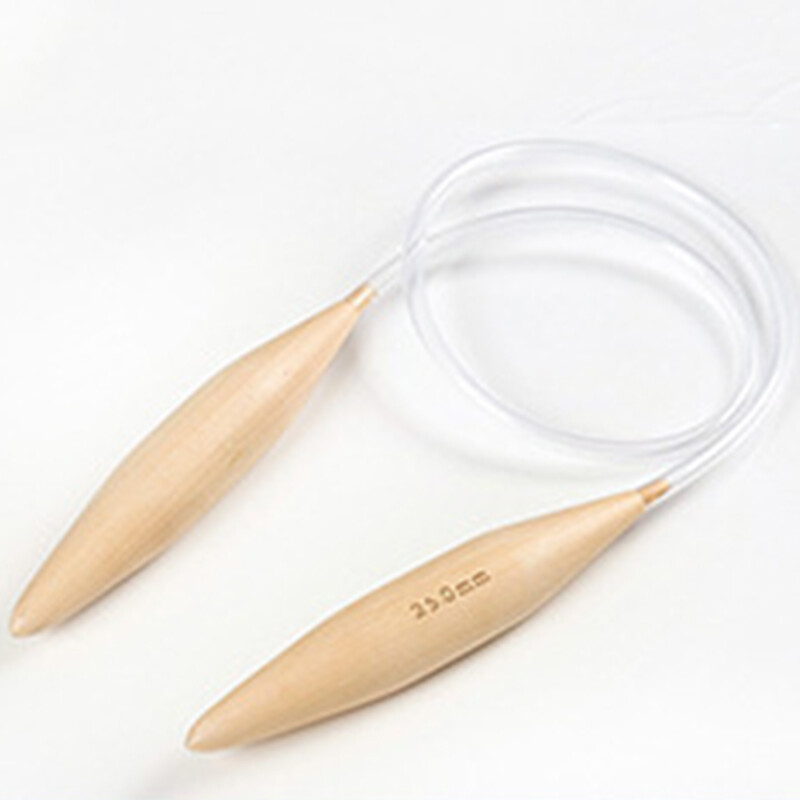 15/20/25 mm-es fából készült óriástűk, körkörös kötőtűk, dupla hegyes tűk vastag fonalakhoz Hatalmas Scraves Pulóver Szövőeszköz