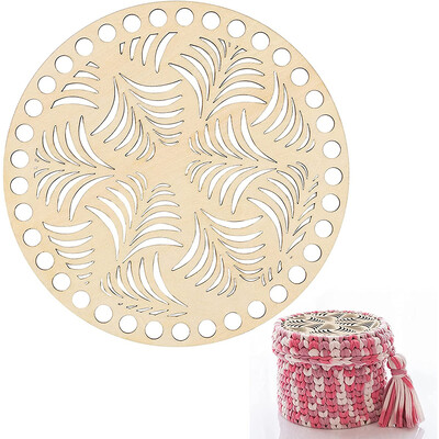 2kom drvene ploče za vreću Fiksni okvir za vezenje križem za DIY pletenje, heklanje, pletena košara, dno/kapa, dodaci za tkanje