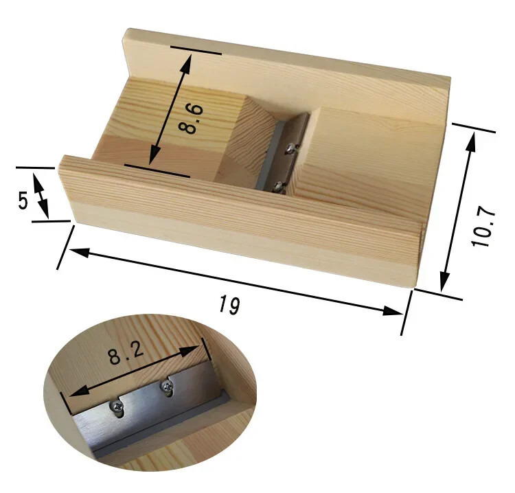 Aštrios muilo pjaustyklės medinės dėžutės muilai Obliavimo pjaustyklės kirpimo pjovimo staklės, skirtos kūrybingoms žvakėms, kepalų pjaustyklės formos muilo gamybos reikmenys
