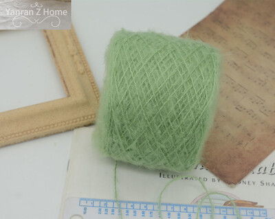 50g Forest Green Christmas Mohair Fonal Kézi Bekötés Pulóver Sál Papír Kötő Öv Fogkefe Halloween Decor Kézzel Vegyes Fonal