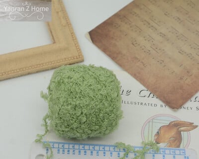 50g Forest Green Christmas Mohair Fonal Kézi Bekötés Pulóver Sál Papír Kötő Öv Fogkefe Halloween Decor Kézzel Vegyes Fonal