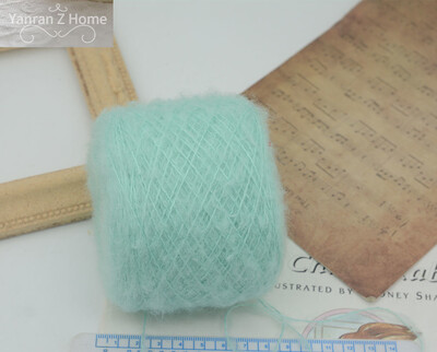 50g Forest Green Christmas Mohair Fonal Kézi Bekötés Pulóver Sál Papír Kötő Öv Fogkefe Halloween Decor Kézzel Vegyes Fonal