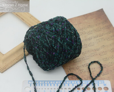 50g Forest Green Christmas Mohair Fonal Kézi Bekötés Pulóver Sál Papír Kötő Öv Fogkefe Halloween Decor Kézzel Vegyes Fonal