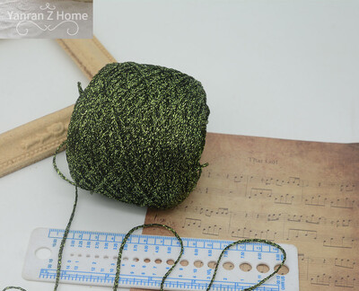 50g Forest Green Christmas Mohair Fonal Kézi Bekötés Pulóver Sál Papír Kötő Öv Fogkefe Halloween Decor Kézzel Vegyes Fonal