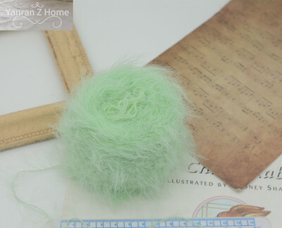 50g Forest Green Christmas Mohair Fonal Kézi Bekötés Pulóver Sál Papír Kötő Öv Fogkefe Halloween Decor Kézzel Vegyes Fonal