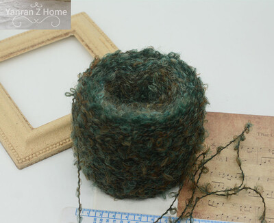 50g Forest Green Christmas Mohair Fonal Kézi Bekötés Pulóver Sál Papír Kötő Öv Fogkefe Halloween Decor Kézzel Vegyes Fonal