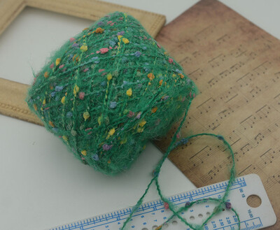 50g Forest Green Christmas Mohair Fonal Kézi Bekötés Pulóver Sál Papír Kötő Öv Fogkefe Halloween Decor Kézzel Vegyes Fonal