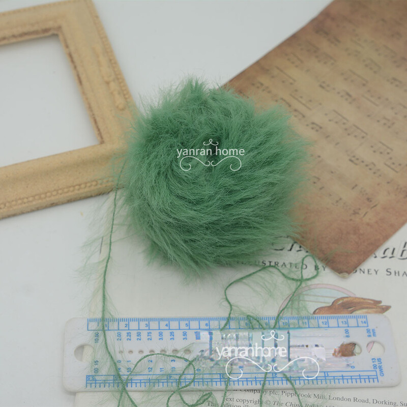 50g Forest Green Christmas Mohair Fonal Kézi Bekötés Pulóver Sál Papír Kötő Öv Fogkefe Halloween Decor Kézzel Vegyes Fonal