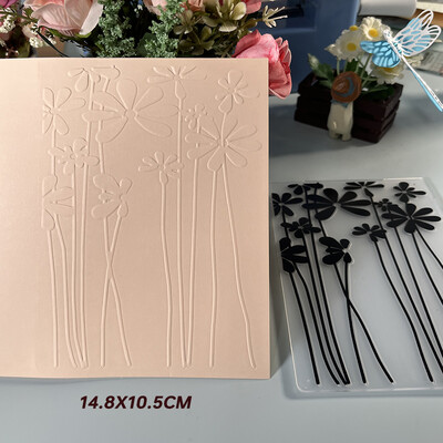 DUOFEN Crafts műanyag dombornyomásos mappa gyűjtemény 3 papír dombornyomó virágforma Karácsony születésnap újév nap esküvő