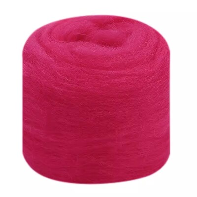 Plstenie ihlou z vlny, vlákna z vlny, predpriadza na DIY remeselné materiály, predpriadza z ihlou z plsti, látka, plsť, remeselné hračky, ručné plstenie