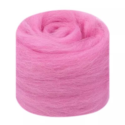 Plstenie ihlou z vlny, vlákna z vlny, predpriadza na DIY remeselné materiály, predpriadza z ihlou z plsti, látka, plsť, remeselné hračky, ručné plstenie