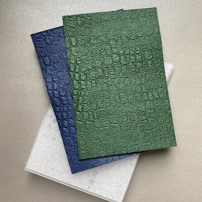 Vzory/kľúče/textúry kôry 3D reliéfny priečinok priečinok pre DIY scrapbooking ručne vyrobené pozadie blahoželanie scrapbook 2024 nové