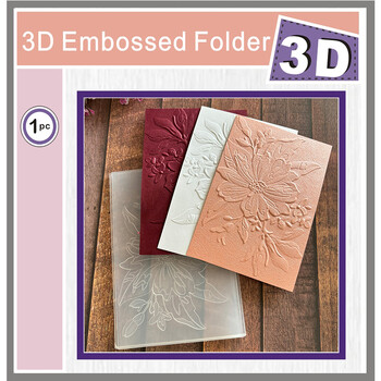 Flowers,Roses 2024 New Die 3d Rembossing Folder Scrapbooking Tools Dies Materials DIY Craft Supplies Photo Album Card