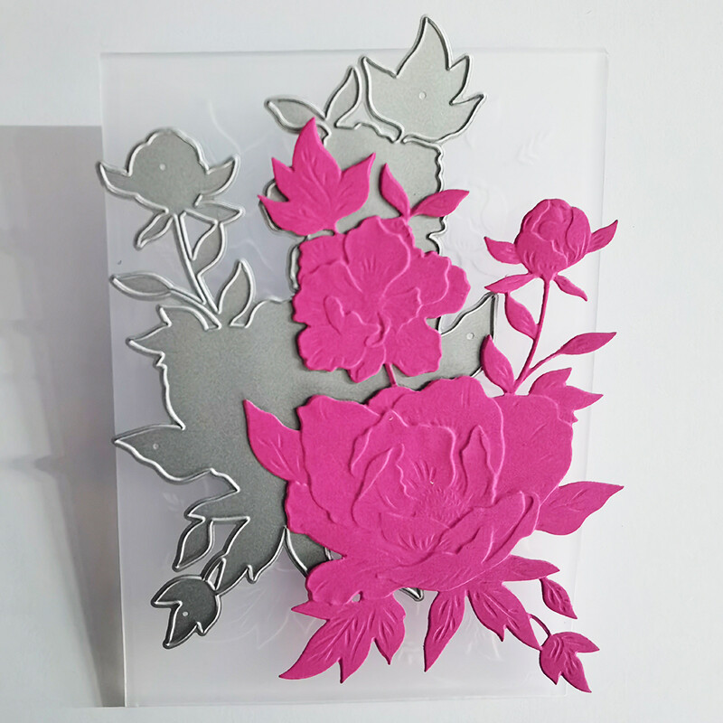 Nová sada foriem a priečinkov na embosovanie s motívom kytice Gemini - používa sa na výrobu pohľadníc, papiera na scrapbooking, dekoratívnych výrobkov pre domácich majstrov.