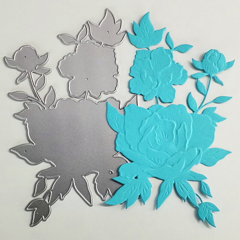 Nová sada foriem a priečinkov na embosovanie s motívom kytice Gemini - používa sa na výrobu pohľadníc, papiera na scrapbooking, dekoratívnych výrobkov pre domácich majstrov.