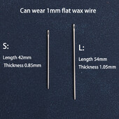 20 db/tétel Leathercraft varrótűk nagy szemek tompa varrótű hám Kerek hegyes tű bőr kézi varrás