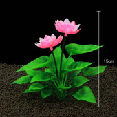 Simulācija Mākslīgie augi Lotoss Ūdens zāle Izkārtojums Rekvizīti Zivju tvertnē Ainava Mājas istaba Dārza dekorēšana Akvārija piederumi