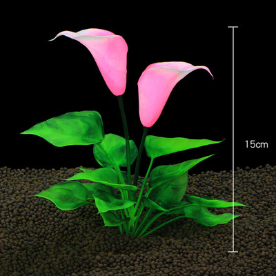 Simulācija Mākslīgie augi Lotoss Ūdens zāle Izkārtojums Rekvizīti Zivju tvertnē Ainava Mājas istaba Dārza dekorēšana Akvārija piederumi