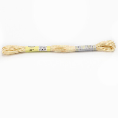 Bézs aranysárga 12 DB 8M gombolyag dupla mercerizált egyiptomi pamut hímzőselyem keresztszemes cérna 51 színben elérhető