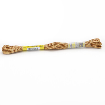 Bézs aranysárga 12 DB 8M gombolyag dupla mercerizált egyiptomi pamut hímzőselyem keresztszemes cérna 51 színben elérhető