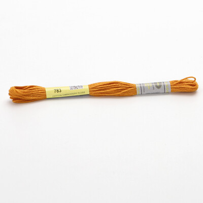 Bézs aranysárga 12 DB 8M gombolyag dupla mercerizált egyiptomi pamut hímzőselyem keresztszemes cérna 51 színben elérhető