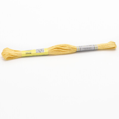 Bézs aranysárga 12 DB 8M gombolyag dupla mercerizált egyiptomi pamut hímzőselyem keresztszemes cérna 51 színben elérhető