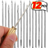 DIY kožni pribor za šivanje, zamjenjiva igla za šivanje za izradu kože s bakrenom ručkom, alati za popravak kožnih platnenih cipela