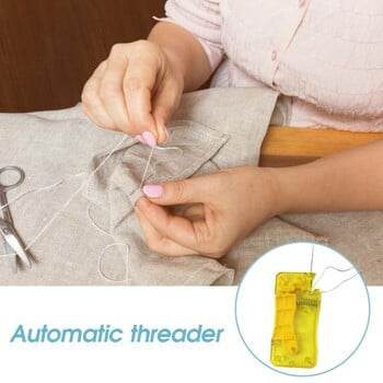 1/2 τεμ. Home Automatic Needle Threader DIY Συσκευή ραπτομηχανής χειρός Κλωστή Auto Needle Cross Stitch Οικιακά αξεσουάρ