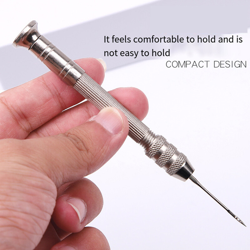 Odos siuvimo yla siūlų rinkinys Rankinė siuvimo mašina „Speedy Lock Sitcher“ siūlų adatos „Pasidaryk pats“ amatininkų batsiuvių taisymo įrankis