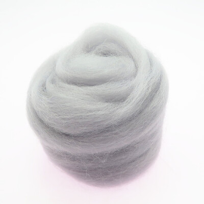 10/50/100g Világos színű sorozat gyapjúszálas virág állati gyapjú nemezelés kézzel készített fonó barkácsolás kézműves anyagok szerszám filc karácsony
