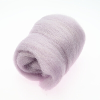 10/50/100g Világos színű sorozat gyapjúszálas virág állati gyapjú nemezelés kézzel készített fonó barkácsolás kézműves anyagok szerszám filc karácsony