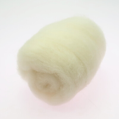 10/50/100g Világos színű sorozat gyapjúszálas virág állati gyapjú nemezelés kézzel készített fonó barkácsolás kézműves anyagok szerszám filc karácsony