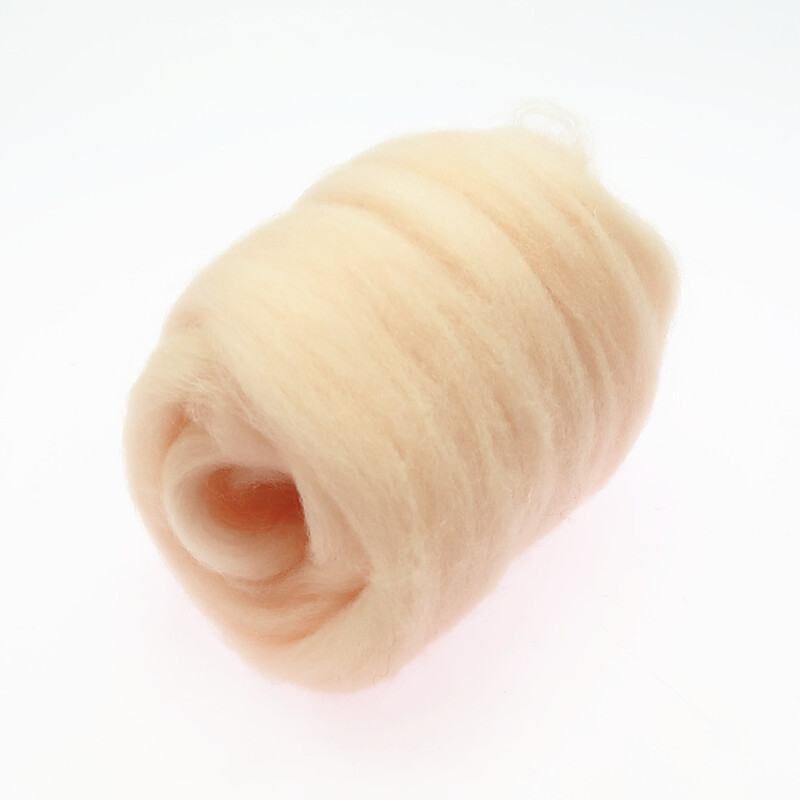 10/50/100g Világos színű sorozat gyapjúszálas virág állati gyapjú nemezelés kézzel készített fonó barkácsolás kézműves anyagok szerszám filc karácsony