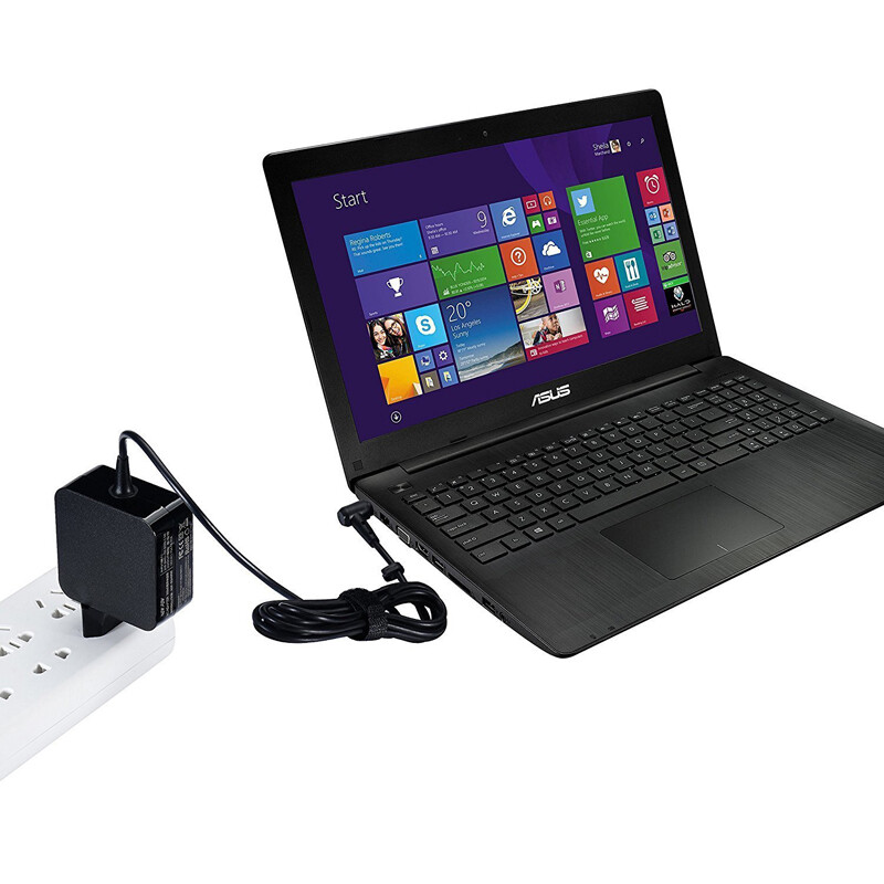 19V 2.37A 45W 5.5*2.5mm ADP-45BW Europos kintamosios srovės nešiojamojo kompiuterio adapterio įkroviklis, skirtas Asus X554L Q501LA X450LA X501LA X551CA EXA1209EH