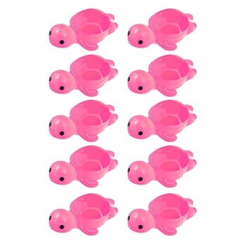 ΝΕΟ High-end 10Pcs Mini Turtles Φωτεινό στολίδι που λάμπουν στο σκοτάδι Fish Landscape Aquarium DIY Αξεσουάρ δεξαμενής Διακόσμηση U8G0